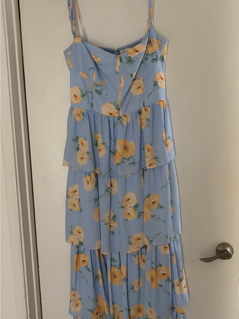 Maxi floral dress size large